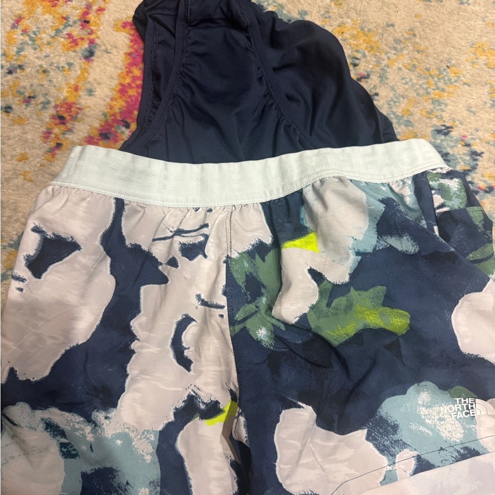 The North Face Women’s Navy and White Running Shorts - Picture 4 of 4